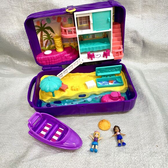 POLLY POCKET Hidden in Plain Sight Beach Vibes Backpack - Picture 1 of 7